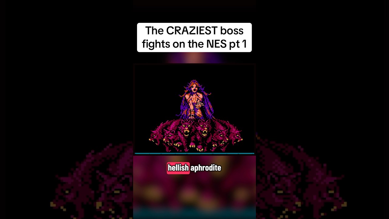 The CRAZIEST boss fights on the NES pt. 1 #nes #nintendo #retrogaming #gaming #videogames #8bit #90s
