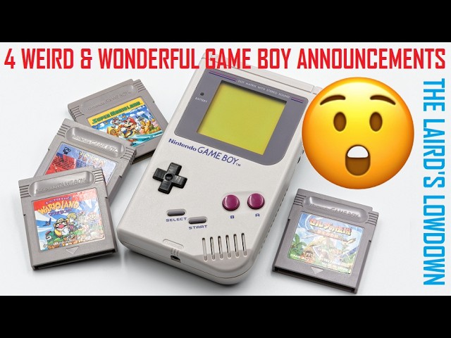 4 Weird & Wonderful Game Boy Announcements The Lairds Lowdown