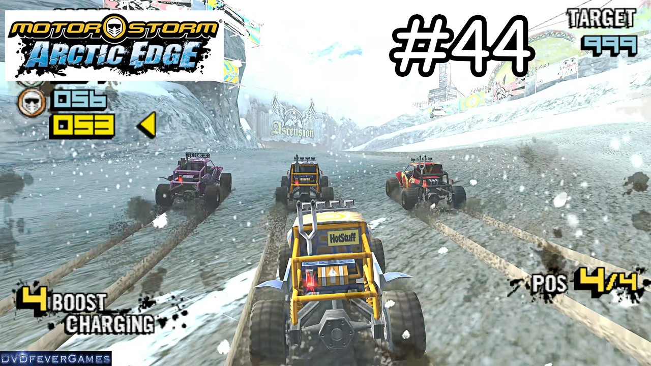 MOTORSTORM: ARCTIC EDGE #44 Ascension - Churn And Burn - Sony PSP - PPSSPP gameplay (4K UHD 60fps)