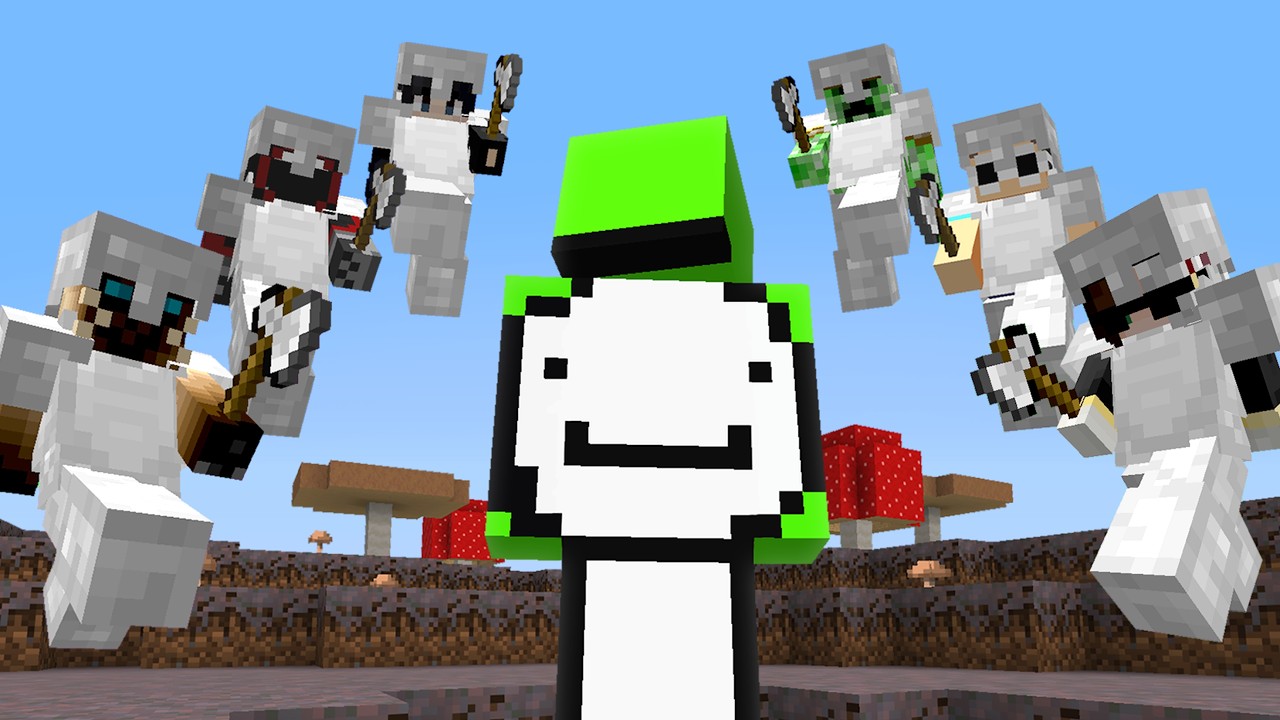 Minecraft Speedrunner VS 6 Hunters REMATCH