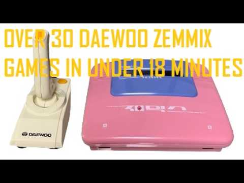 Over 30 Daewoo Zemmix Games In Under 18 Minutes