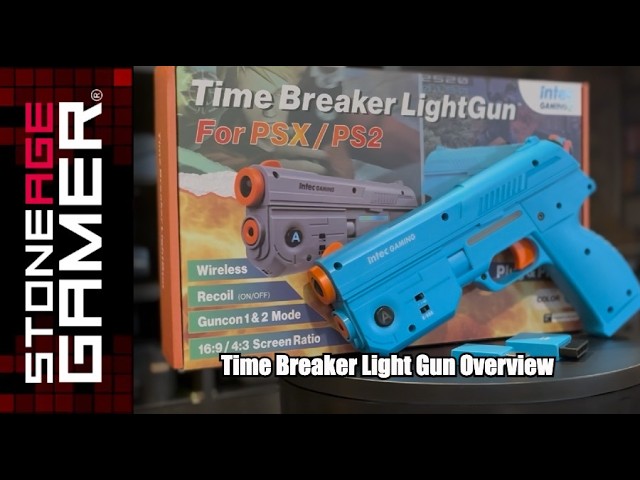 Time Breaker Light Gun for PlayStation and PS2 Overview