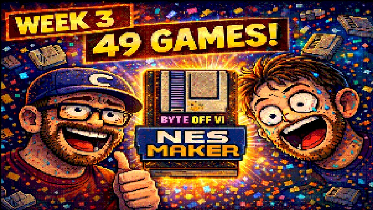 BYTE-OFF VI WEEK 3 | Exploring 49 NESmaker Games
