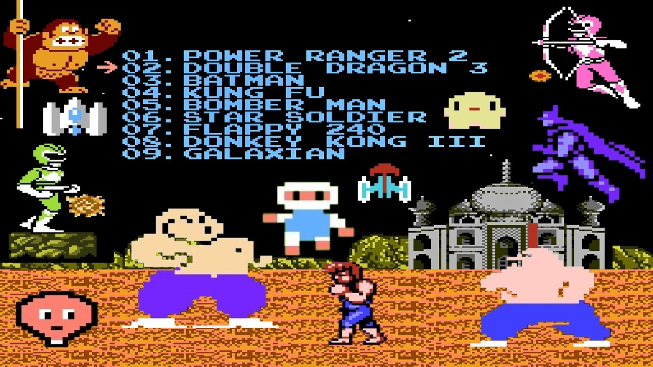 Retro Gaming with NES 8 in 1 : Classic 8-Game Collection