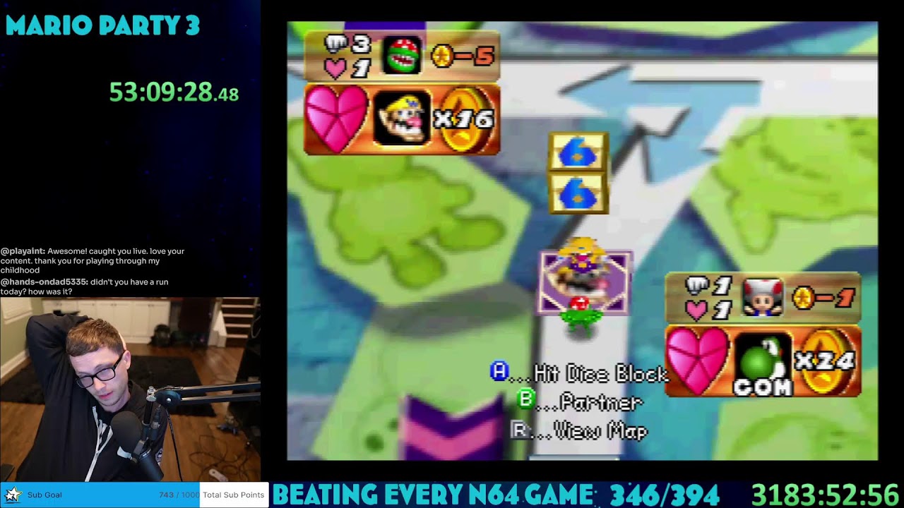 N64 Challenge LIVE - Mario Party 3 p16