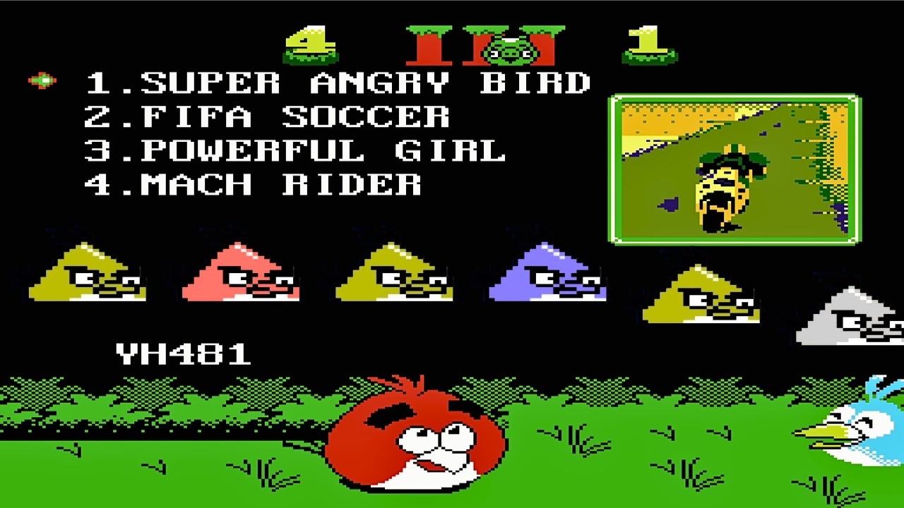 NES 4 in 1 Gameplay : 8-Bit Retro Classics