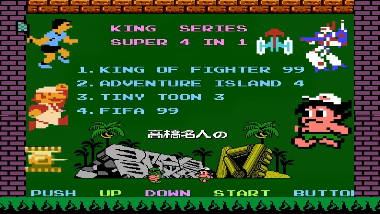 Retro Gaming Time! NES 4 in 1 Super Games Gameplay