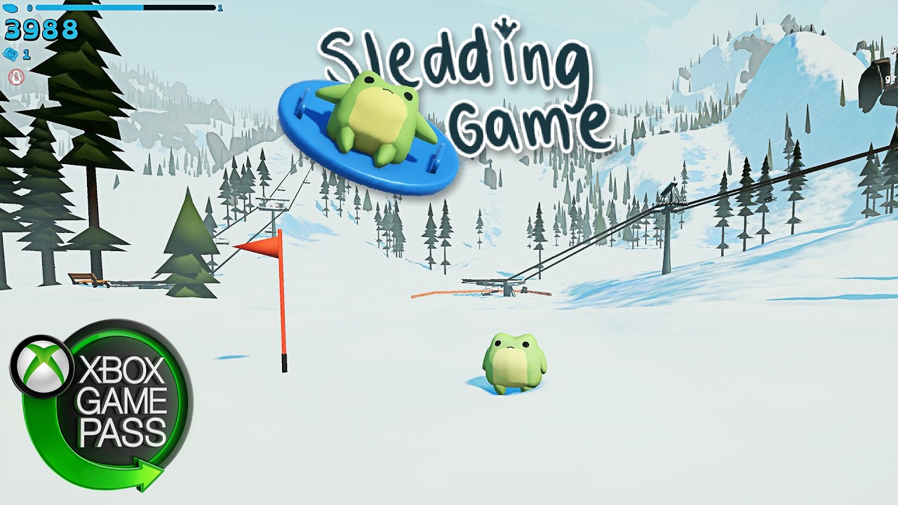 SLEDDING GAME - PC (4K UHD 60fps, ULTRA PERFORMANCE) - Gameplay - Xbox Game Pass - DVDfeverGames