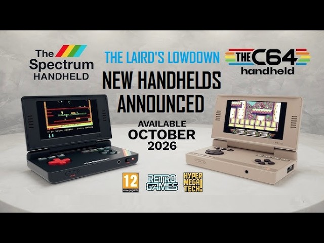 New ZX Spectrum and Commodore 64 Handhelds Announced - The Lairds Lowdown