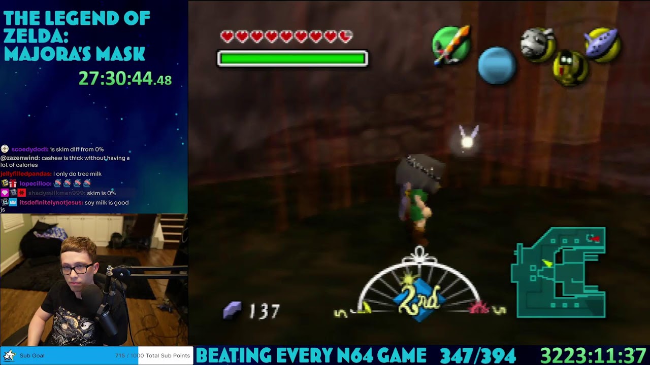 Majoras Mask blind playthrough day 8 no hints, tips, spoilers