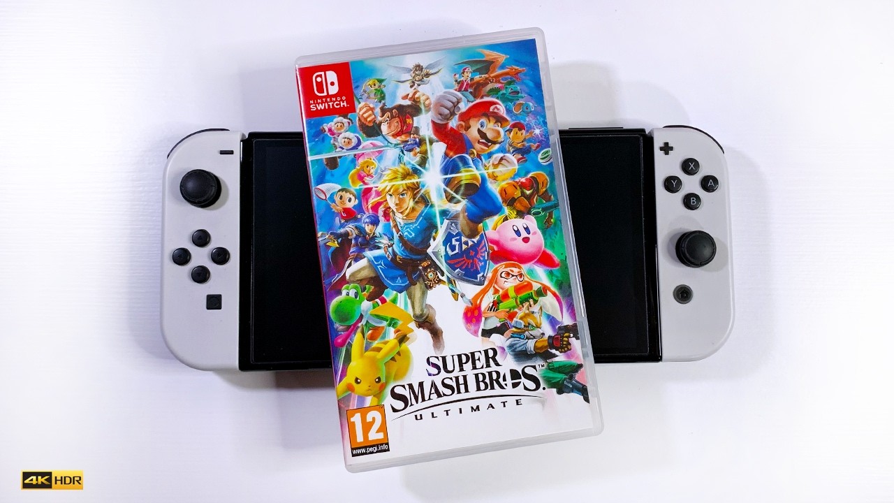 Super Smash Bros. Ultimate on Nintendo Switch OLED (Kazuya Gameplay)