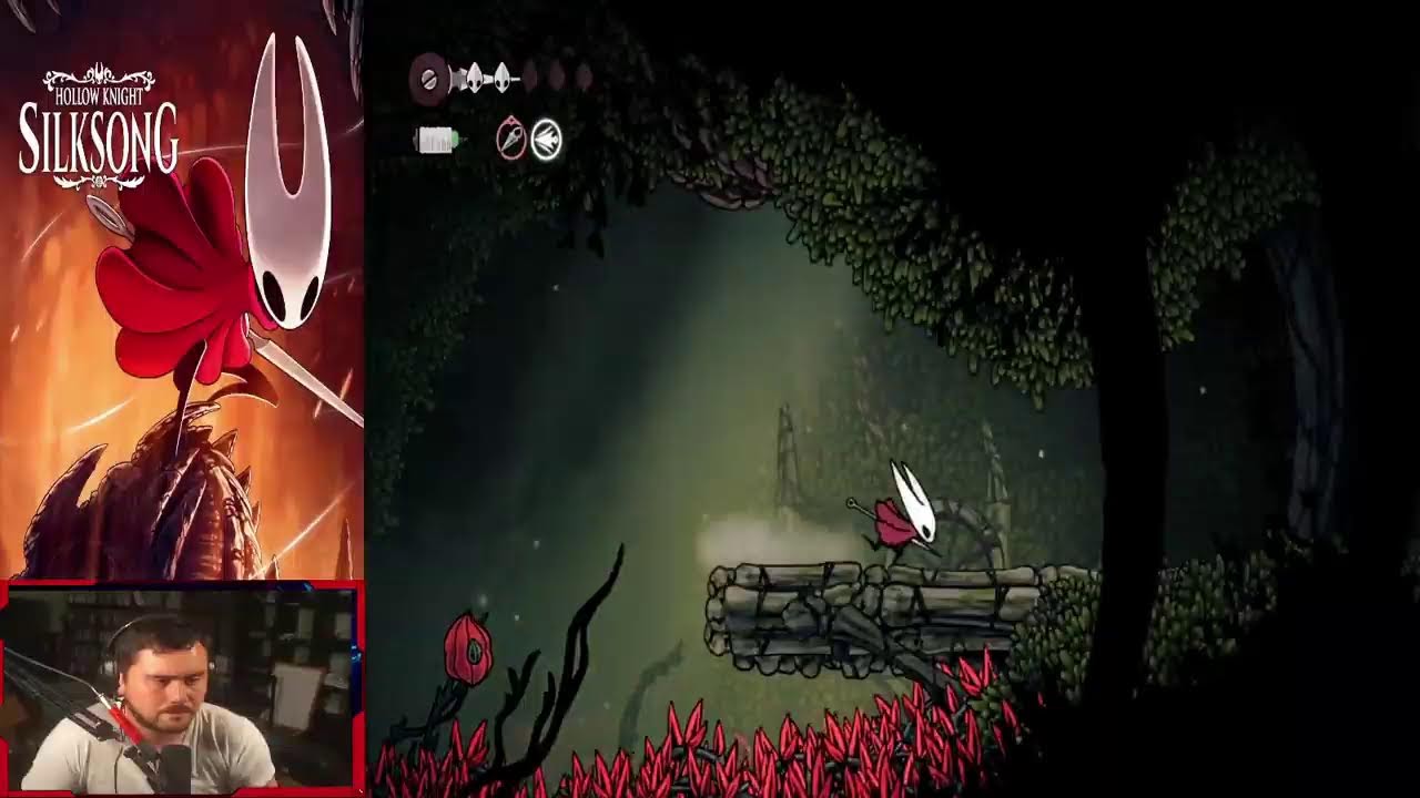 I played Paper Mario yesterday, but now were playing Silksong.