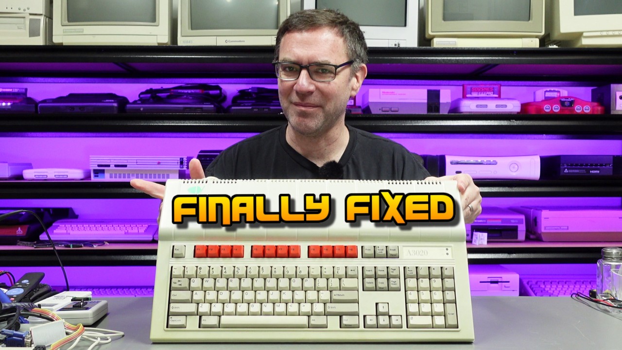 Acorn Archimedes A3020 part 3 - it fin works!