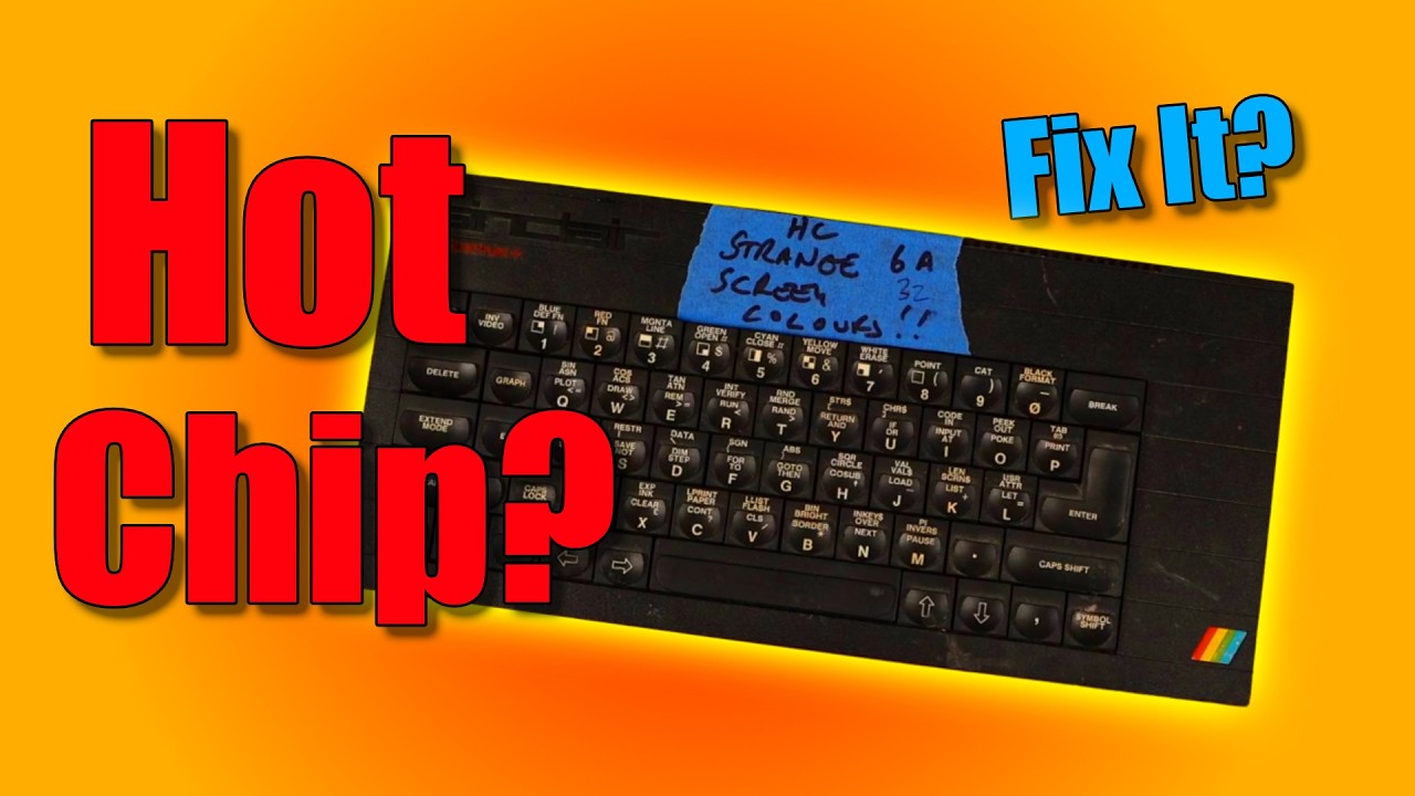 ZX Spectrum 48k Hot Chip Memory Fail