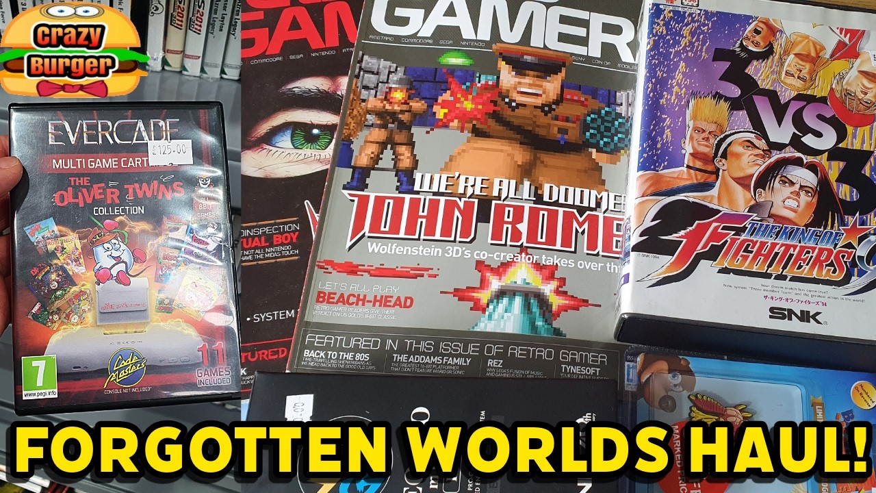 Forgotten Worlds Haul - SNK Cart, Retro Gamer Mags, Banjo Kazooie & More!