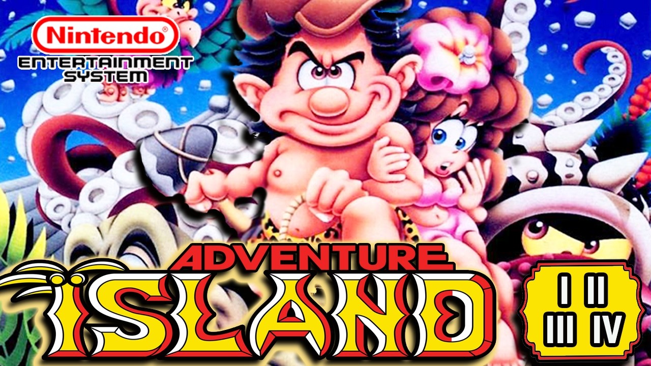 A Closer Look at the FOUR Adventure Island Games on the NES (Nintendo Entertainment System)