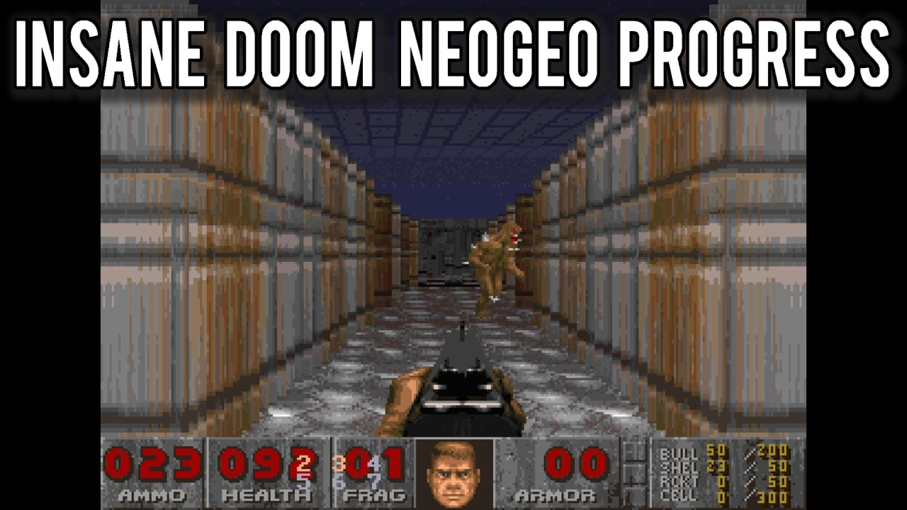 DOOM Neo Geo progress...You guys are insane...