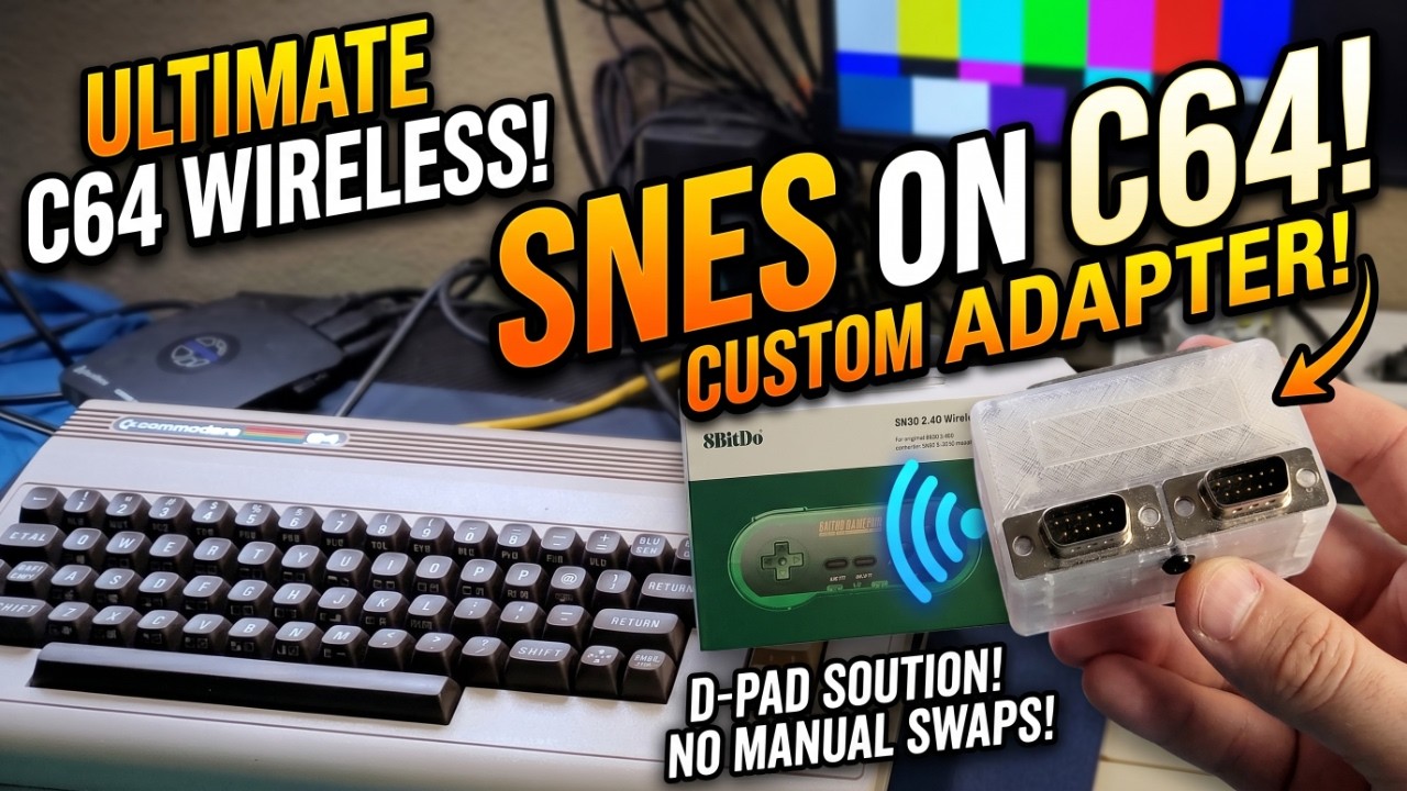 The Best Joystick Alternative for Commodore 64 (VCF Southwest Find)