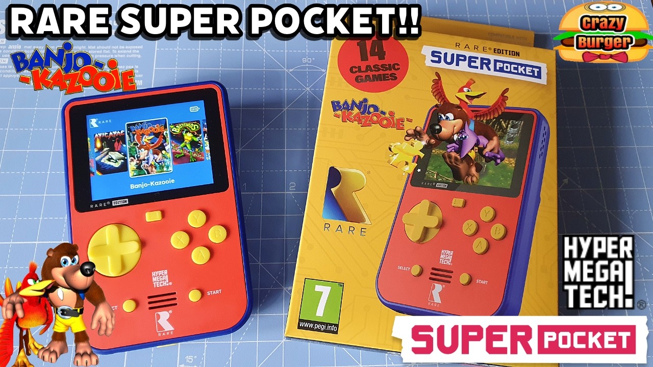 Rare Edition Super Pocket Includes N64 Banjo Kazooie - Impressive Emulation For £49.99!
