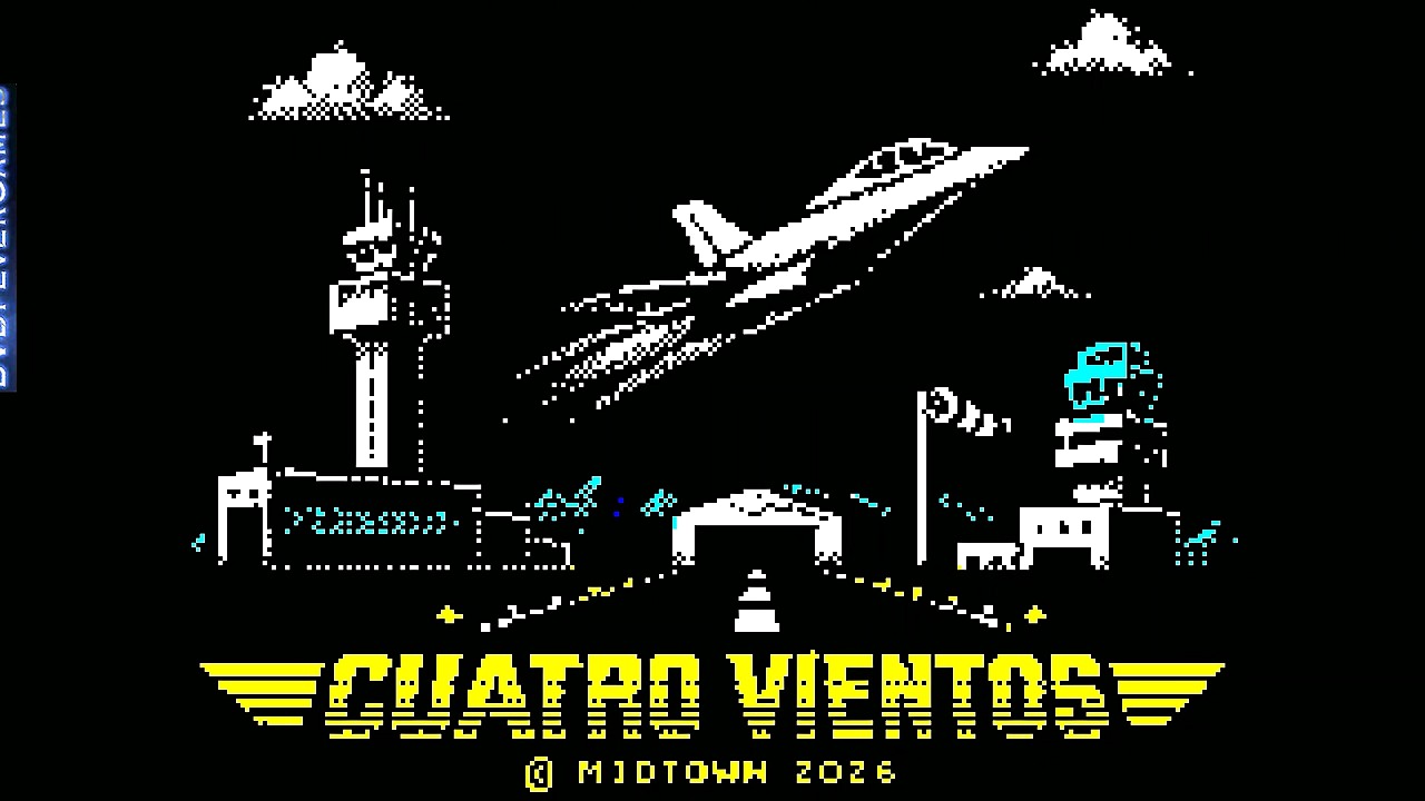 FOUR WINDS (CUATRO VIENTOS) Shoot-em-up (2026) - ZX Spectrum 48K game! - DVDfeverGames