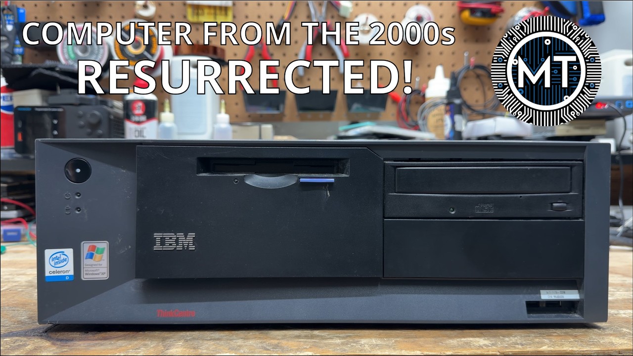 2000s Computer RESCUED from e-waste! IBM ThinkCentre 8178-D2M