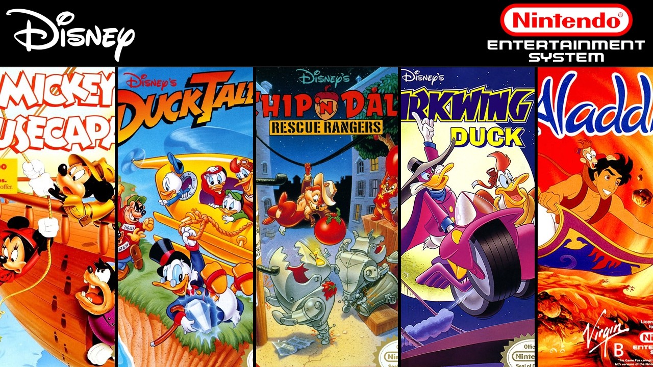 Disney Cartoon Games for NES (Famicom)