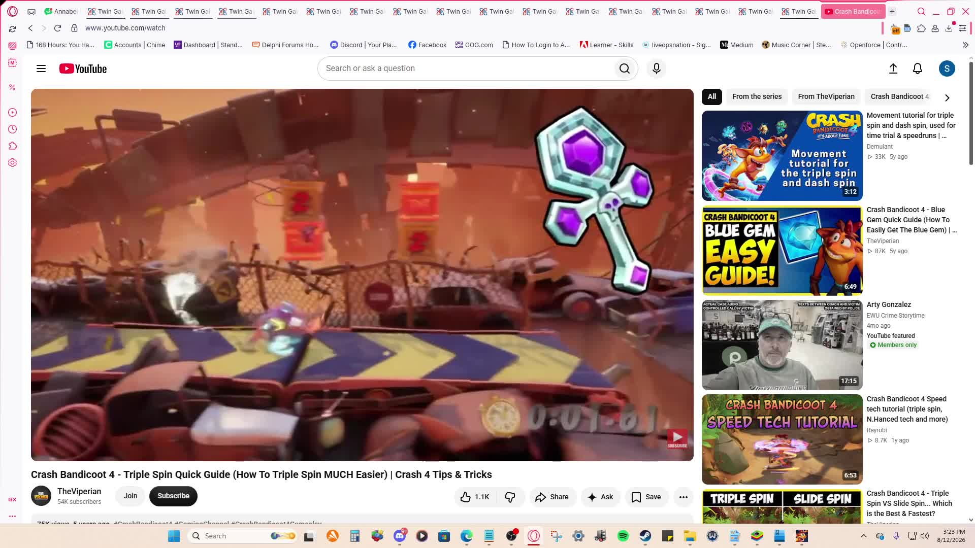 Submission Watch: Bishop Black posts 01:22.360 points on Crash Bandicoot 4: Its About Time