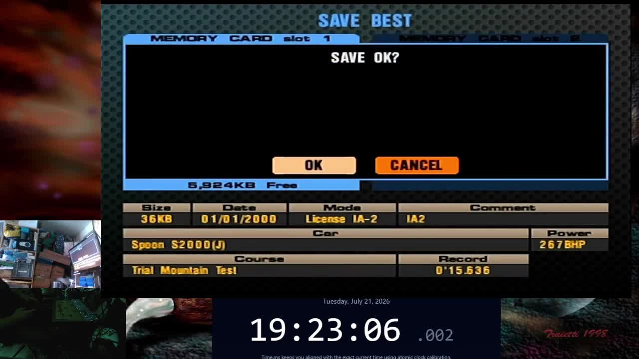 Submission Watch: Andrew Peter Mee posts Arcade Mode - Pro Difficulty - Class C - Test Course Fas...