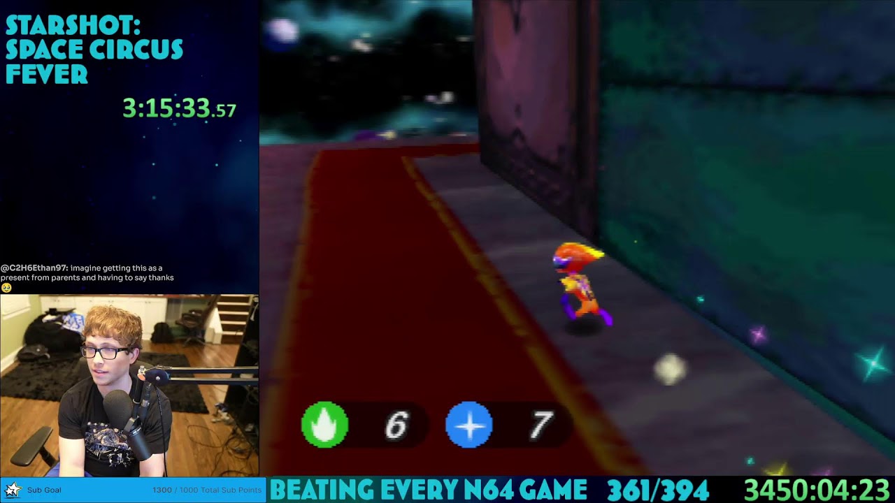 N64 Challenge LIVE | Starshot: Space Circus Fever p1