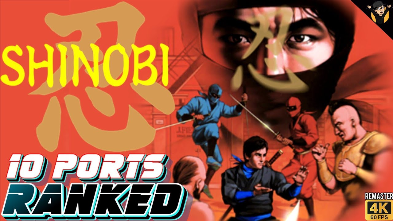 Which Version of Shinobi Did I Rank No.1? (4K/60FPS) #shinobi #sega #arcadegames