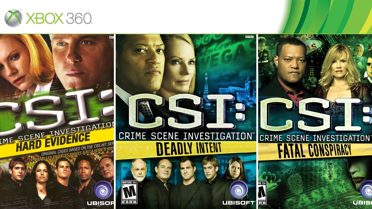 CSI: Crime Scene Investigation Games for Xbox 360
