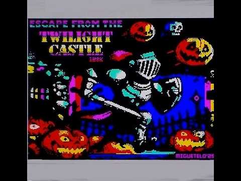 Escape From The Twilight Castle On ZX Spectrum (2025 Homebrew)