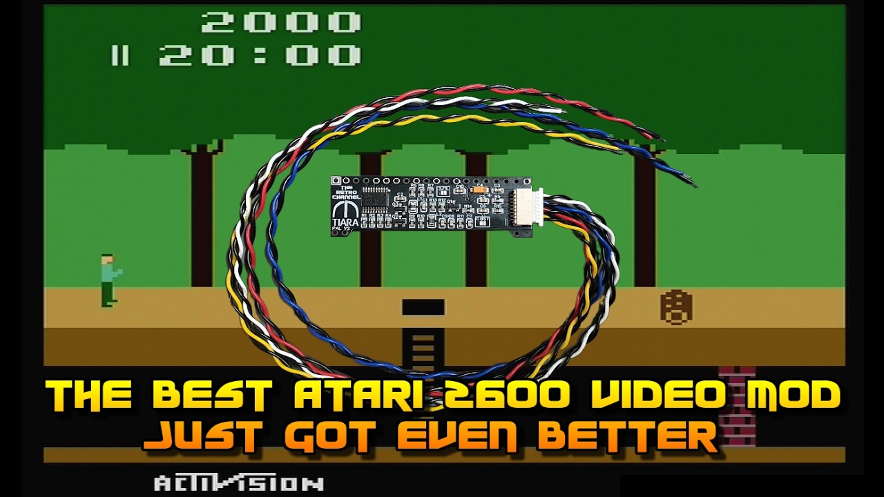 New and improved Atari 2600 S-Video and composite mod - TIARA V2