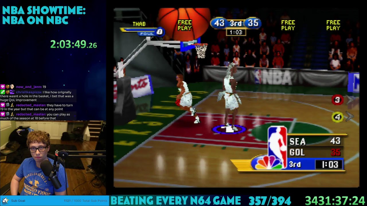N64 Challenge LIVE | NBA Showtime: NBA on NBC p1
