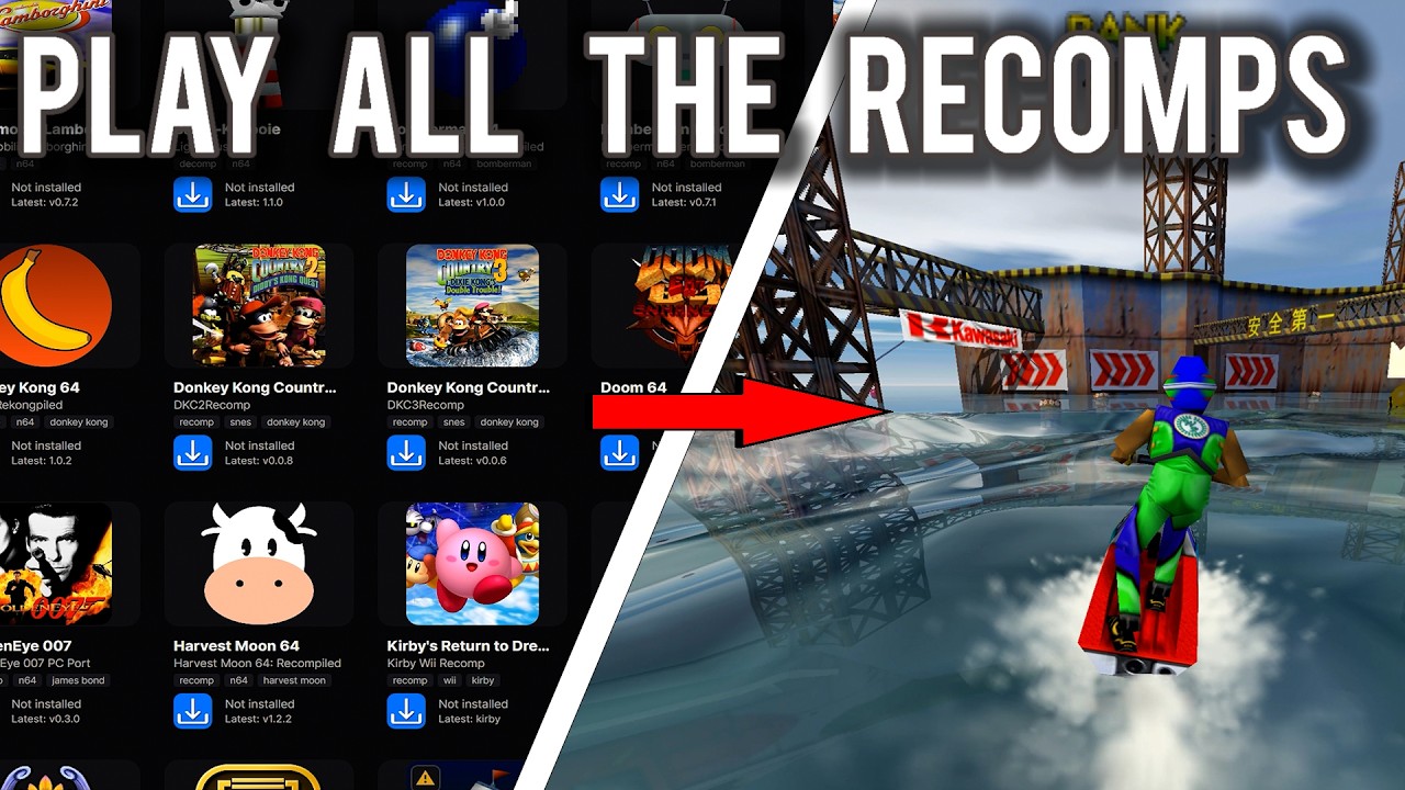 Recomps and Decomps have taken over Retro Gaming...