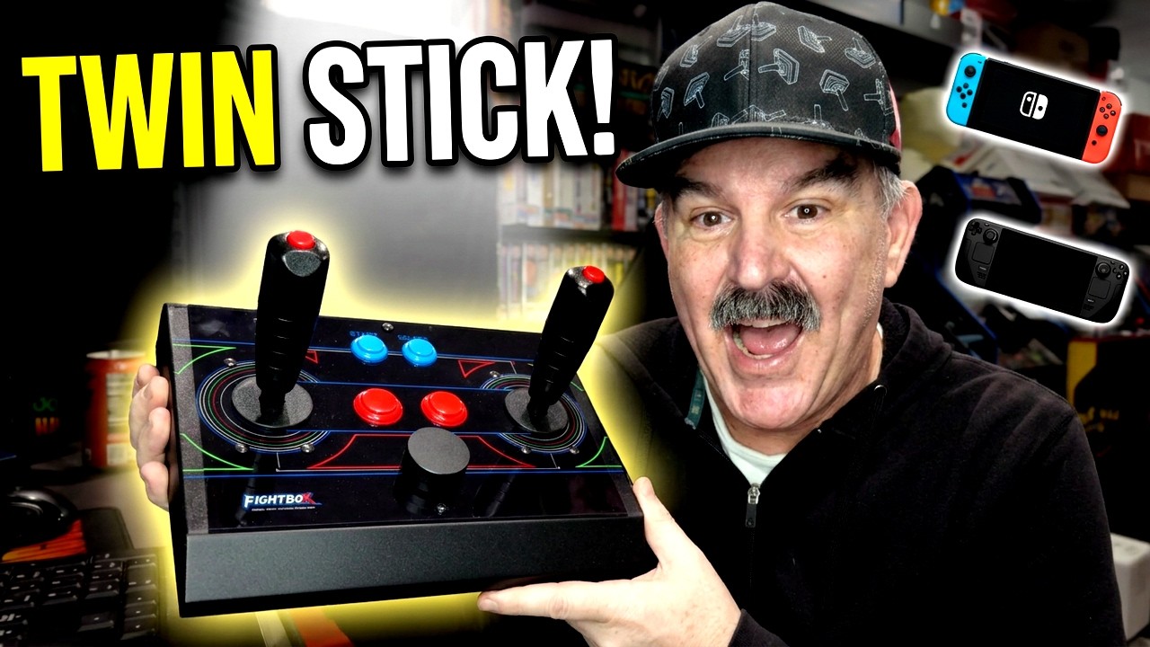 Fightbox Twin Stick Hands-On: Steam Deck & Switch Gaming