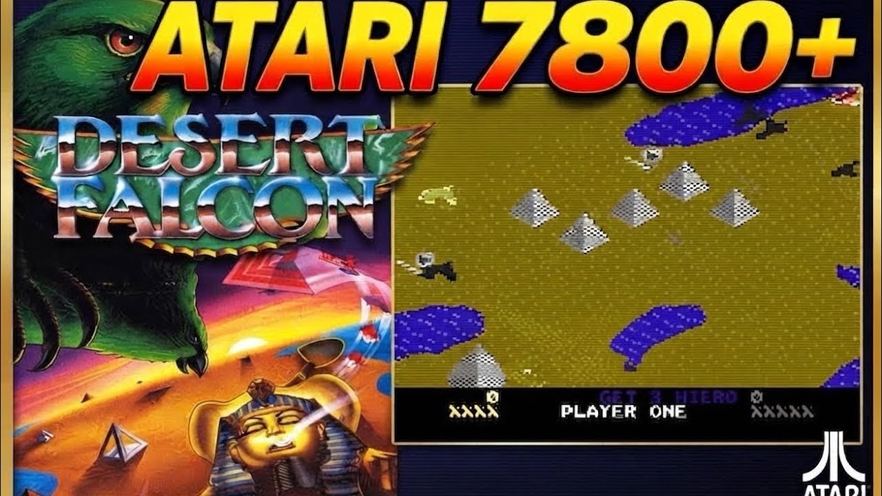 Desert Falcon (1987) Atari 7800+