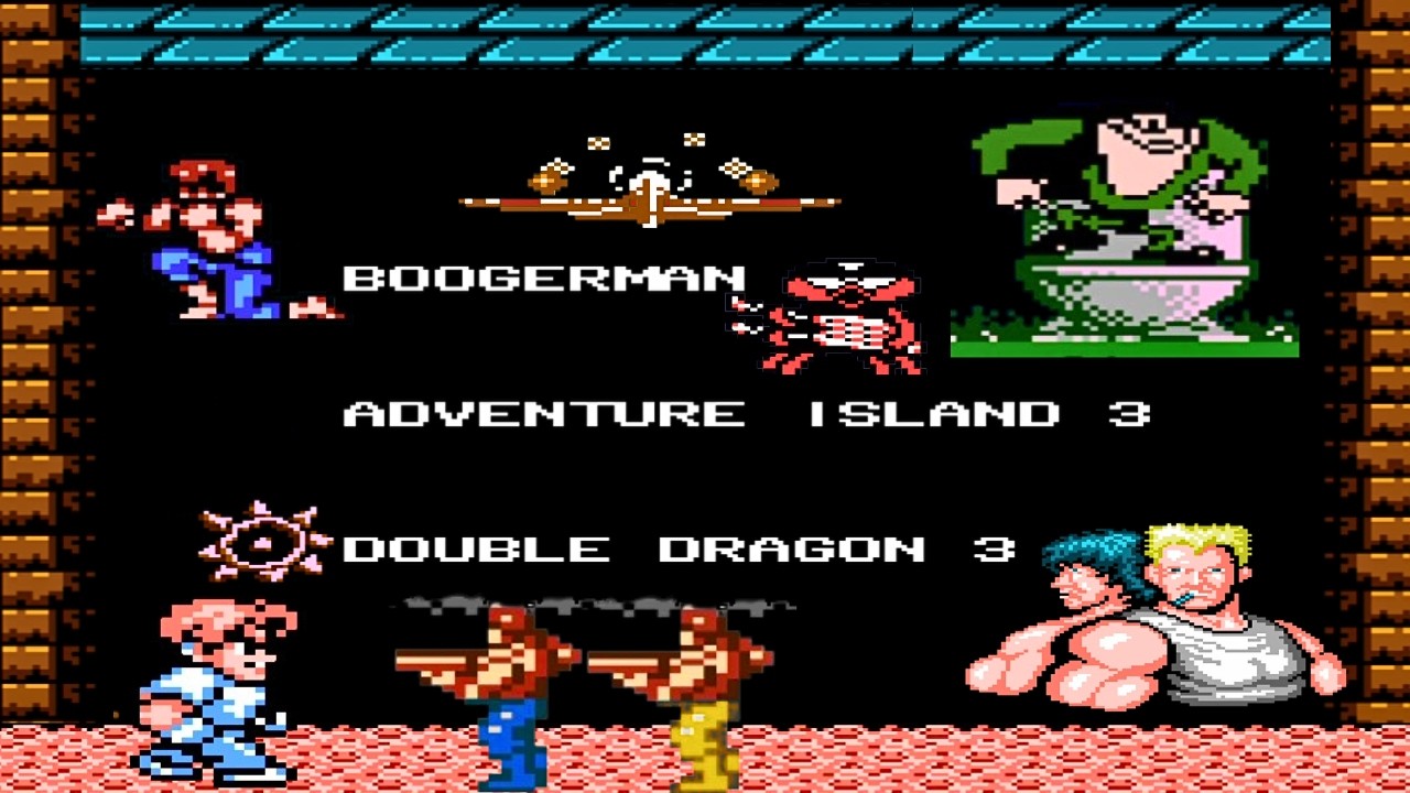 NES 3 in 1 Gameplay : 3 Classic Games in One