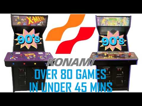 Over 80 90s Konami Arcade Games In Under 45 Minutes