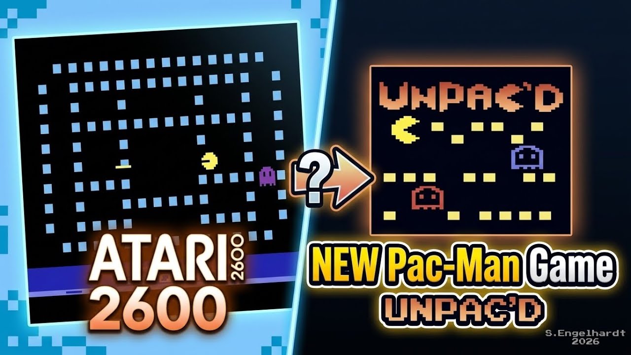 UNPACD (2026) New Pac-Man for Atari 2600