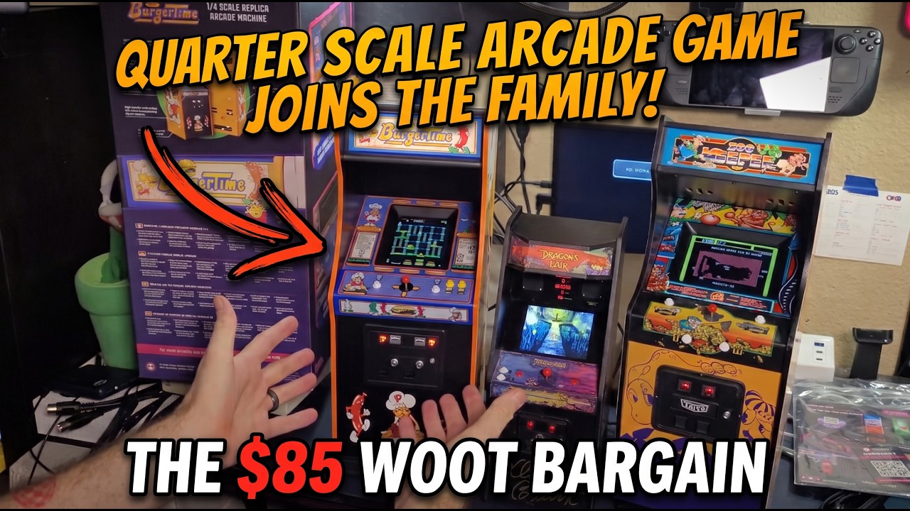 Numskull Quarter Arcade Burger Time: Worth It at a Massive Discount?