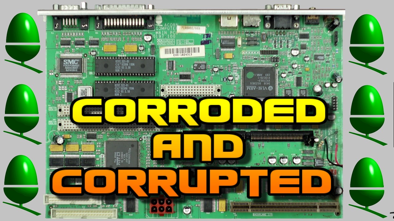 Acorn RISC PC 600 battery damage repairs