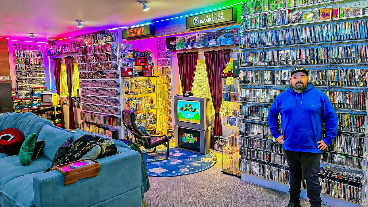 A millionaire invited me into his game room