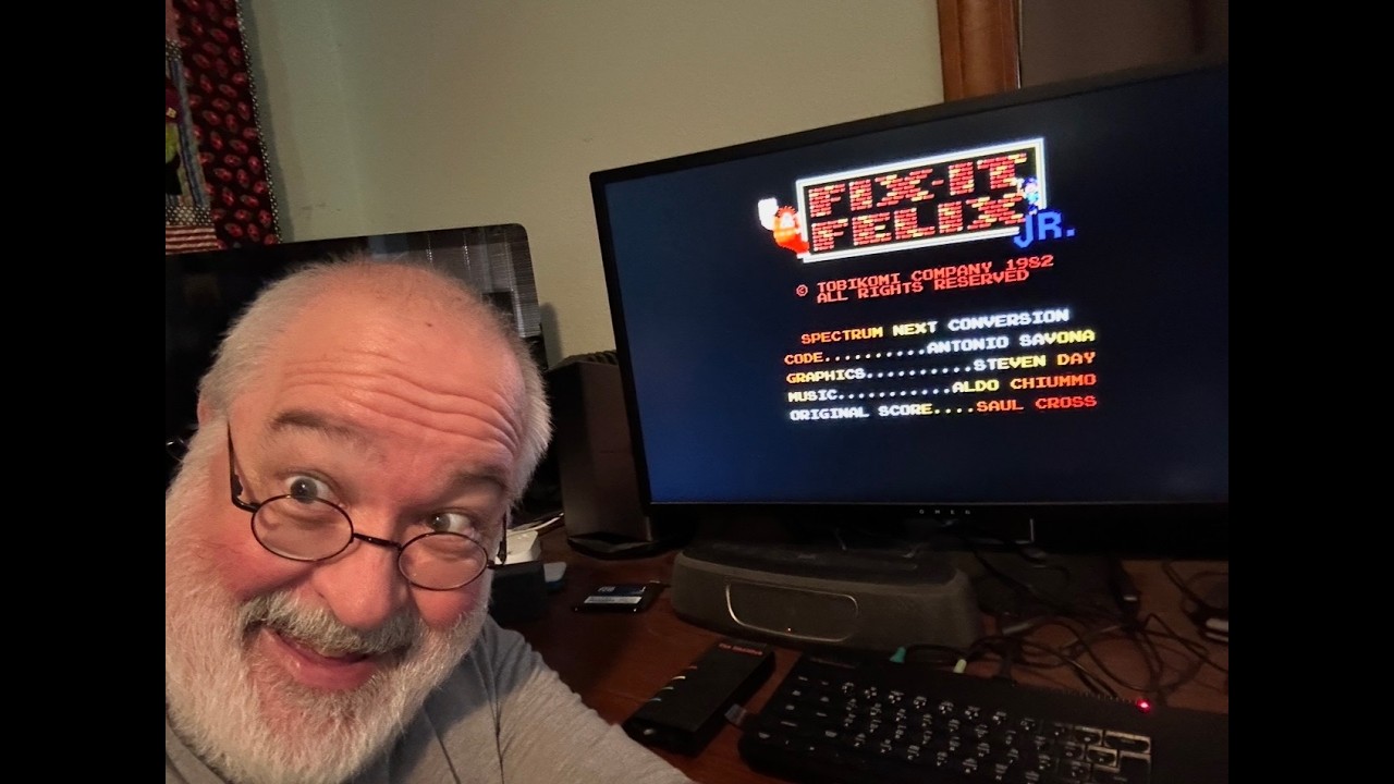 Fix It Felix Jr - Sinclair ZX Spectrum Next - 8bit Retrogaming - Speccy Video Game