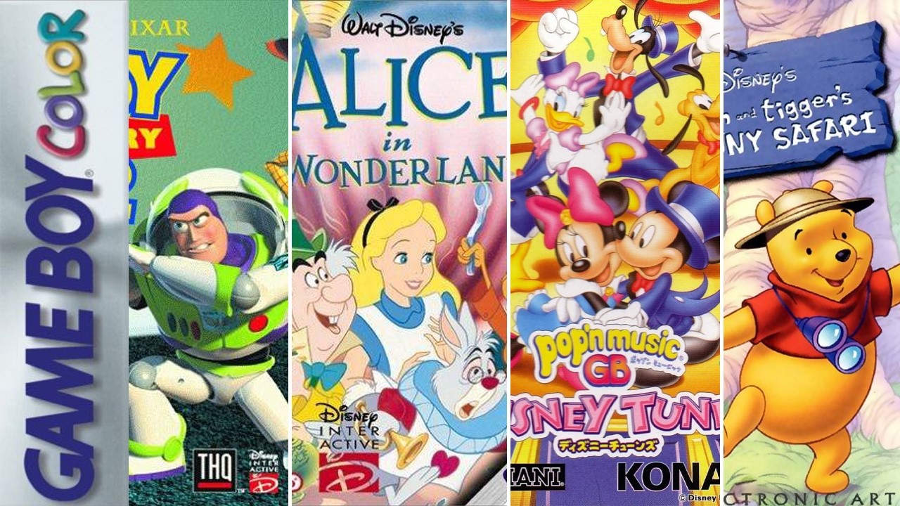 Disney Cartoon Games for GBC
