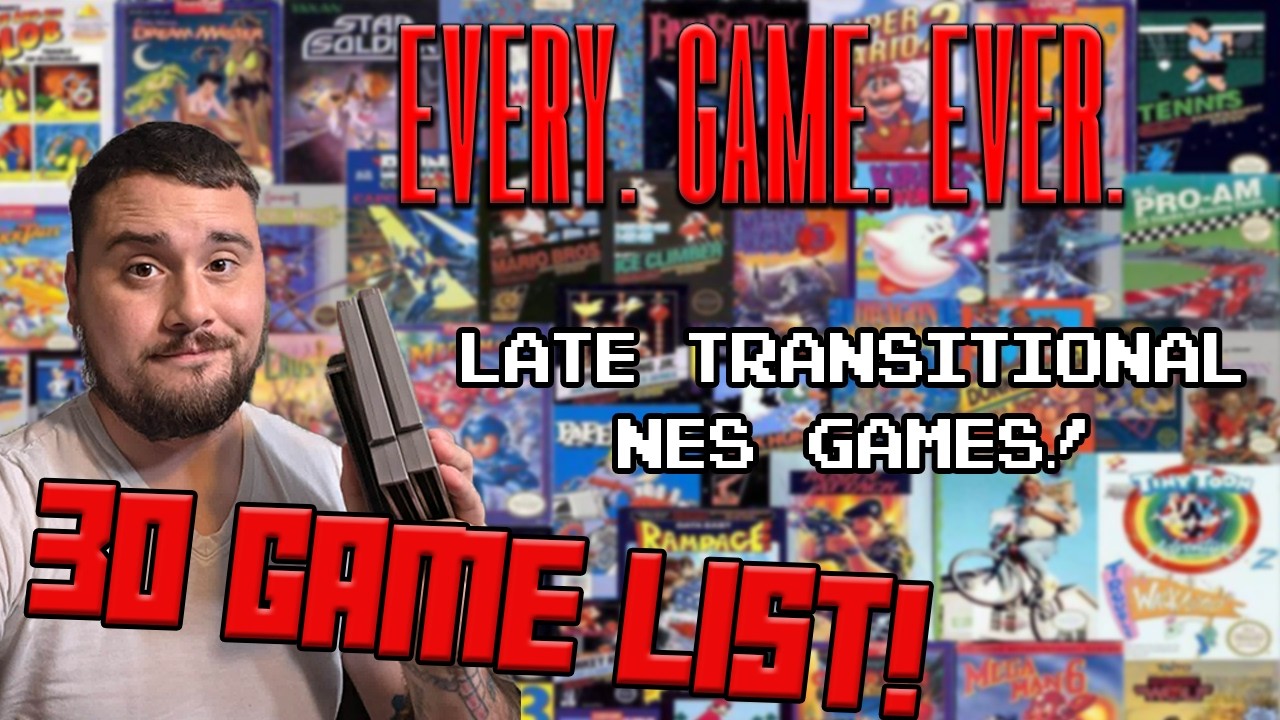 Every Game Ever! NES Late Transistional Games!