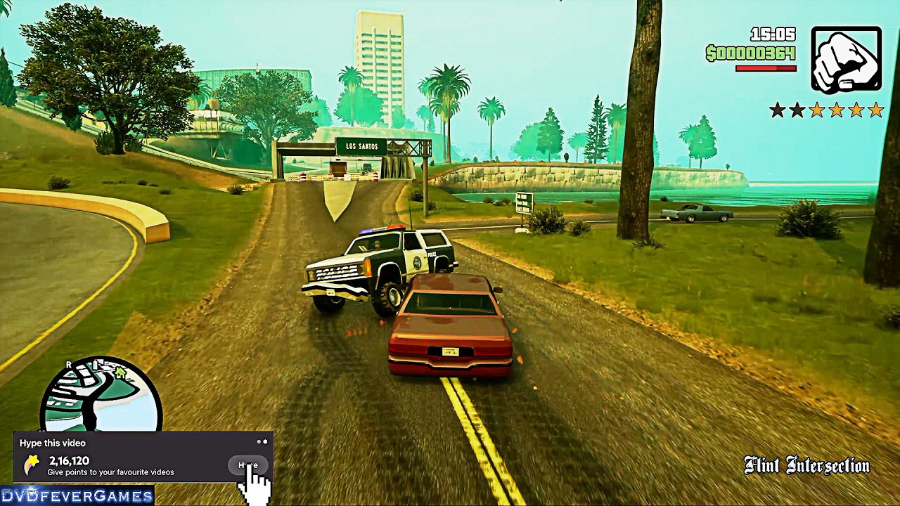 Dolly Parton - 9 to 5 - GRAND THEFT AUTO: SAN ANDREAS Definitive Edition - PS5 (4K UHD 60fps)