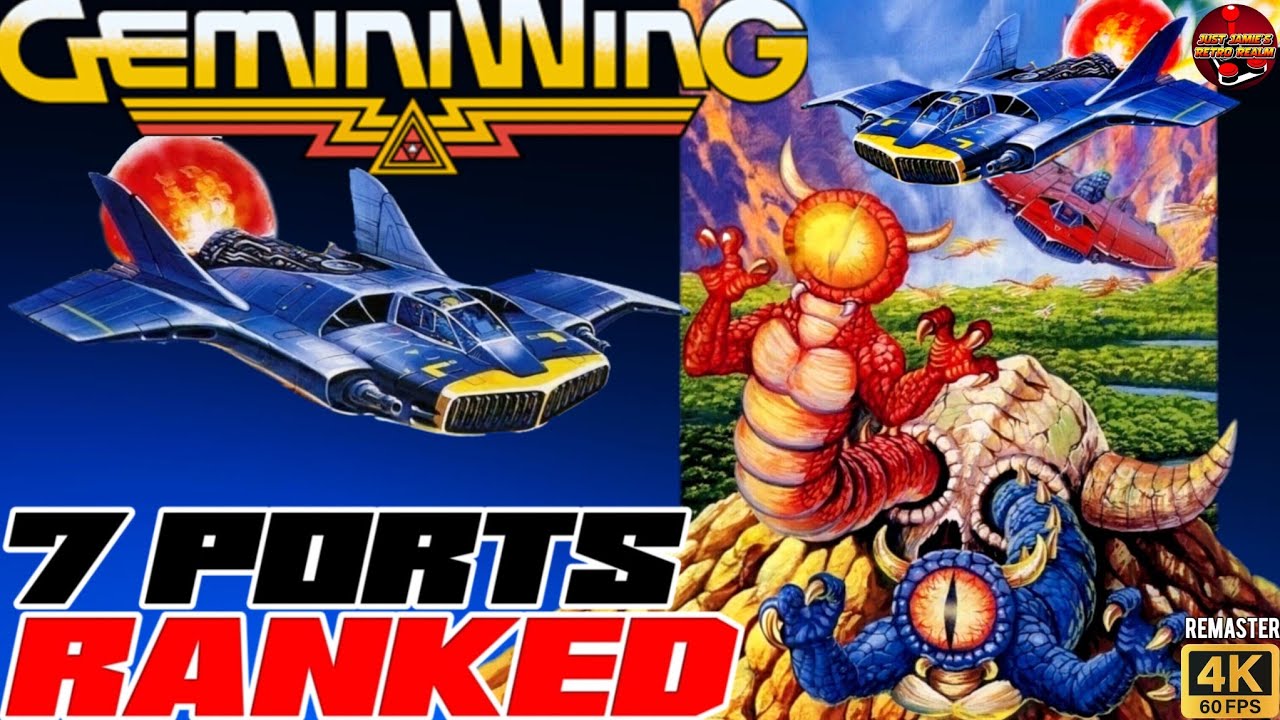 Which Version of Gemini Wing Did I Rank No.1? (4K/60FPS) Remaster #geminiwing #tecmo #arcadegames