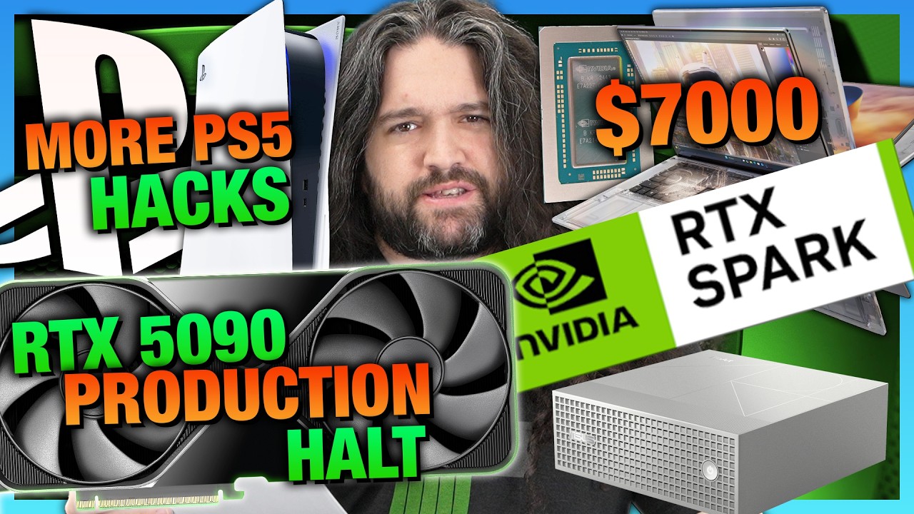 HW News - NVIDIAs $7000 RTX Spark Laptop, RIP RTX 5090, GTA VI PC Launch Rumor, CPU Price Hike