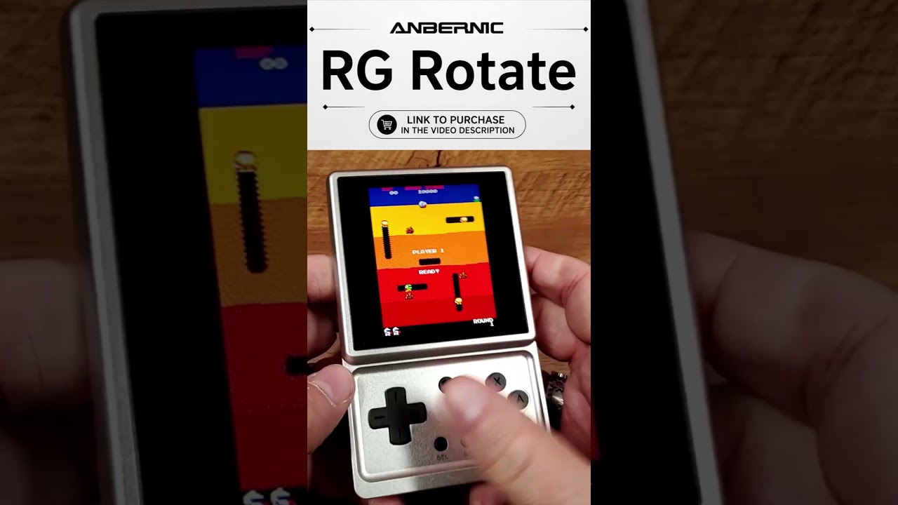 Trying Some Classic Arcade Games on Anbernic RG Rotate